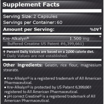 PRN-05505,PRN-311850 - Kre-Alkalyn 750 mg 120 Capsules в категория Креатинови