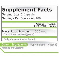 MACA 500 мг 100 капсули MACA 500 мг 100 капсули
