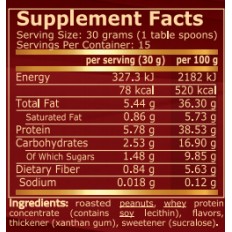 Peanut Butter With Whey Protein 450 гр Peanut Butter With Whey Protein 450 гр