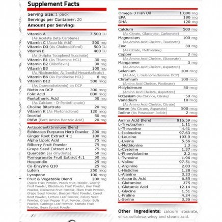 PRN-315810 - Power Pak 20 Packets в категория Мултивитамини. Power Pak
