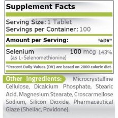 Selenium 100 мкг 100 таблетки Selenium 100 мкг 100 таблетки