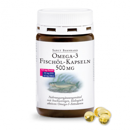 STB-204923 - Omega-3 Fish Oil 500 mg 120 Capsules в категория Омега 3-6-9. Omega-3