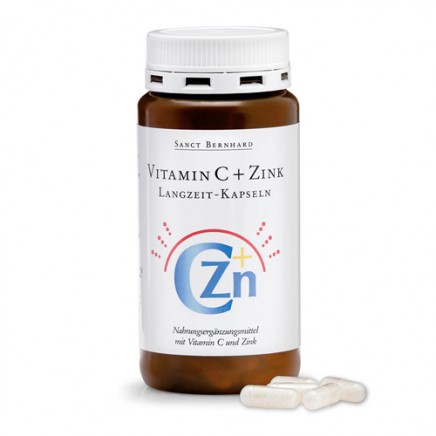 STB-00239 - Vitamin C + Zinc Slow Release 180 Capsules в категория Витамини.