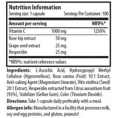 C-1000 + Bioflavonoids 100 капсули C-1000 + Bioflavonoids 100 капсули