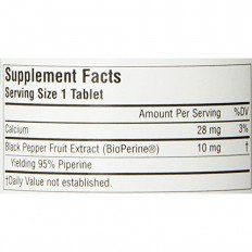 BioPerine 10 mg 120 Tablets Source Naturals BioPerine 10 mg 120 Tablets Source Naturals