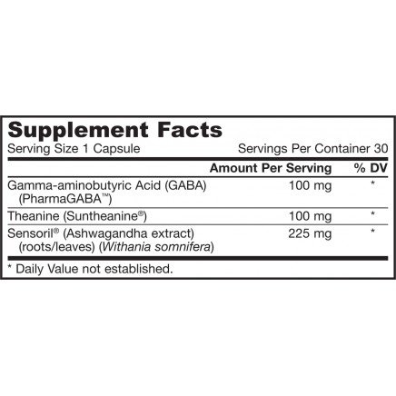 JRW-29044 - Gaba Soothe 30 vcapsules в категория Мозъчна функция и