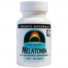 Melatonin 1 мг 100 таблетки I Source Naturals