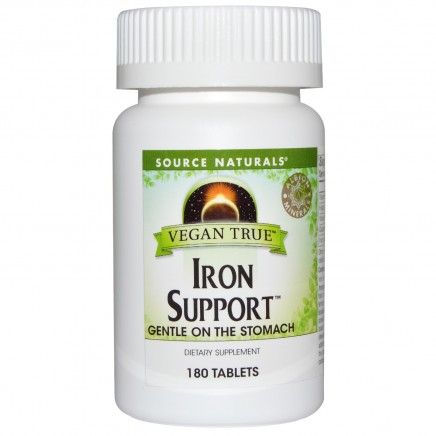 SNS-02592 - Vegan True Iron Support 180 tablets в категория Минерали. Vegan True