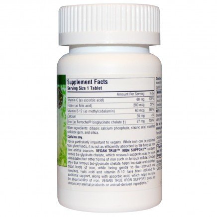 SNS-02592 - Vegan True Iron Support 180 tablets в категория Минерали. Vegan True