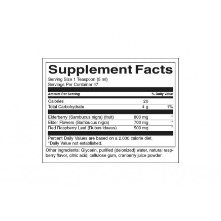 - 100% Natural Elderberry Extract Syrup 237 ml в категория Имунна