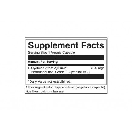 - AjiPure L-Cysteine 500 mg 30 Veggie Capsules в категория . AjiPure L-Cysteine