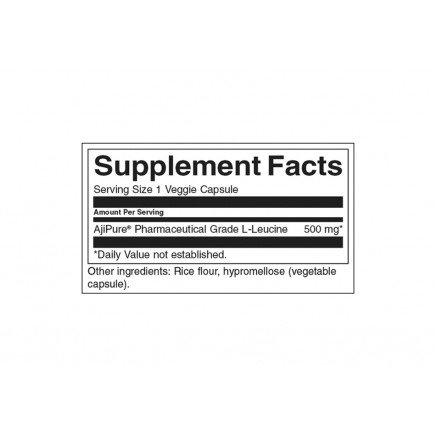 - AjiPure L-Leucine Pharmaceutical Grade 500 mg 60 Veggie Capsules в категория