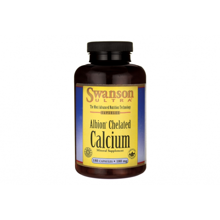 - Albion Chelated Calcium Glycinate 180 mg 180 Capsules в категория . Albion Chelated