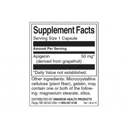 SWS-02375 - Apigenin 50 mg 90 Capsules в категория Мъжко Здраве. Apigenin 50