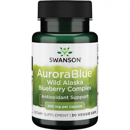 SWS-21013 - AuroraBlue Wild Alaska Blueberry Complex 200 mg 30 Veg Capsules в категория