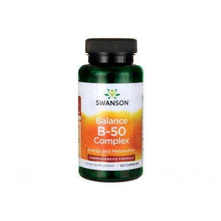 SWS-01057 - BALANCE B-50 100 Capsules в категория Витамини. Balance B-50 Complex
