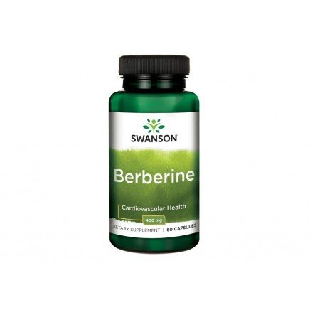 SWS-11411 - Berberine 400 mg 60 Capsules в категория Черен Дроб. Berberine 400