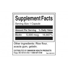 Biotin 5000 мкг 100 капсули Biotin 5000 мкг 100 капсули