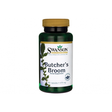 SWS-01415 - Butchers Broom 470 mg 100 Capsules в категория Хемороиди. Butchers