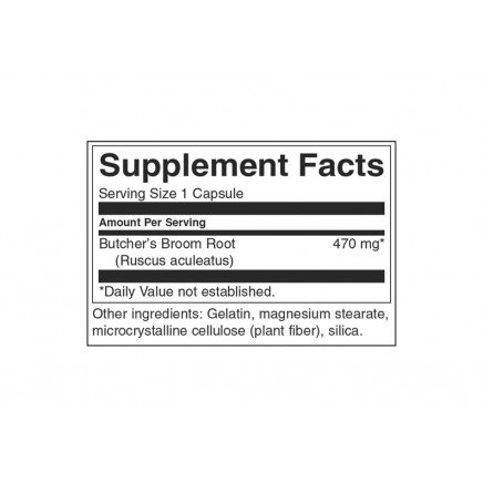SWS-01415 - Butchers Broom 470 mg 100 Capsules в категория Хемороиди. Butchers