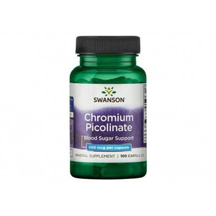 SWS-01922 - Chromium Picolinate 200 mcg 100 Capsules в категория Минерали.