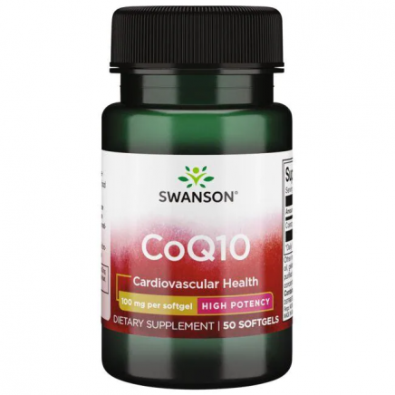 SWU560, SWS-02560 - CoQ10 100 mg 50 Softgels в категория Антиоксиданти.