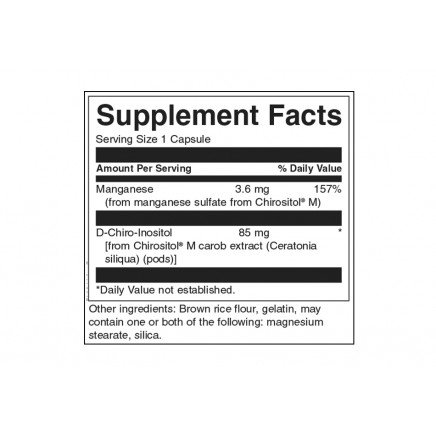 SWU933, SWS-02933 - D-Chiro-Inositol 60 Capsules в категория Витамини.