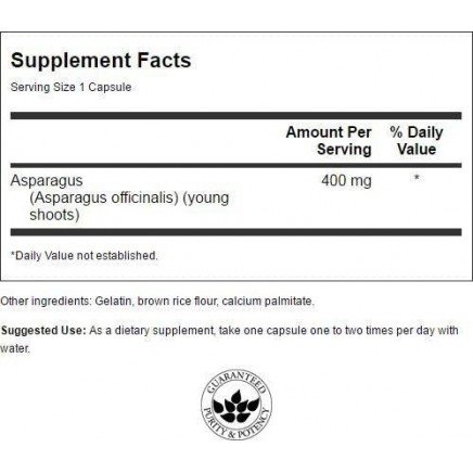 SW1397 - Full Spectrum Asparagus 400 mg 60 Capsules в категория Инфекции на