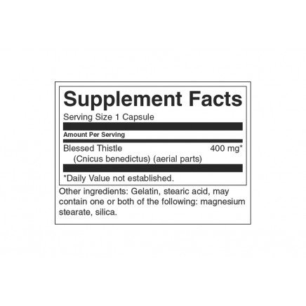 SWS-11693 - Full Spectrum Blessed Thistle 400 mg 90 Capsules в категория
