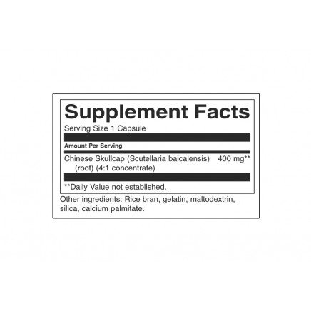 SW1128, SWS-11128 - Full Spectrum Chinese Skullcap 400 mg 90 Capsules в категория