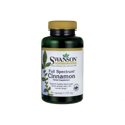 - Full Spectrum Cinnamon 375 mg 180 Capsules в категория Храносмилане. Full