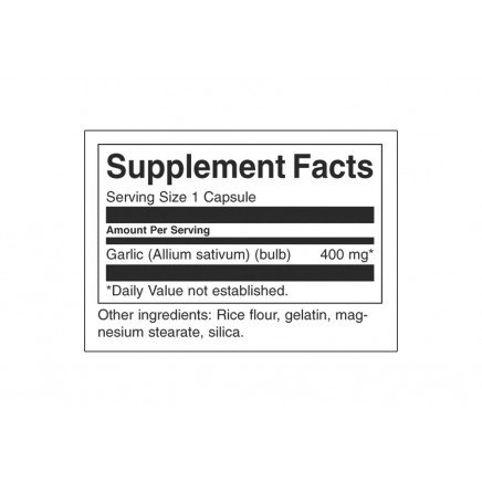 SWS-11263 - Full Spectrum Garlic (Cloves) 400 mg 60 Capsules в категория