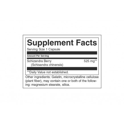 SWS-11347 - Full Spectrum Schizandra Berries 525 mg 90 Capsules в категория Черен