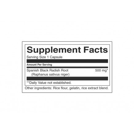 SW1139 - Full Spectrum Spanish Black Radish 500 mg 60 Capsules в категория . Full