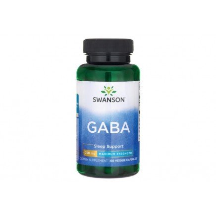 SWU676 - GABA Maximum Strength 750 mg 60 Veggie Capsules в категория Мозъчна