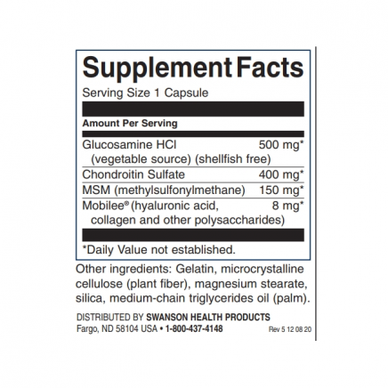 - Glucosamine Chondroitin and MSM 90 Capsules в категория Комплекси за