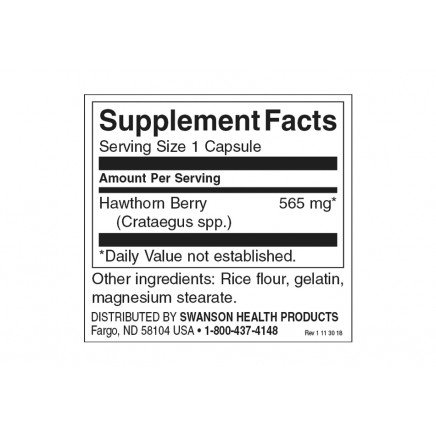 SW773, SWS-01773 - Hawthorn Berry 565 mg 250 Capsules в категория