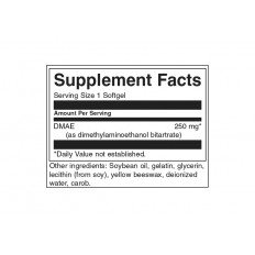 High Potency DMAE 250 мг 30 гел-капсули High Potency DMAE 250 мг 30 гел-капсули