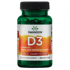 Highest Potency Vitamin D3 5000 IU 250 гел-капсули