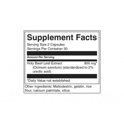 SWS-14144 - Holy Basil (Tulsi) Extract 400 mg 60 Veggie Capsules в категория