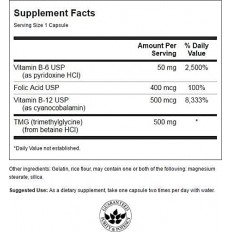 Homocysteine Formula 120 капсули Homocysteine Formula 120 капсули