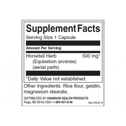 SWS-11354 - Horsetail 500 mg 90 Capsules в категория Стави и Сухожилия.