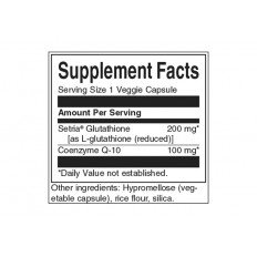 L-Glutathione with CoQ10 30 веге капсули L-Glutathione with CoQ10 30 веге капсули