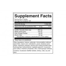 Lecithin, Kelp, B-6 & Cider Vinegar 240 таблетки Lecithin, Kelp, B-6 & Cider Vinegar 240 таблетки