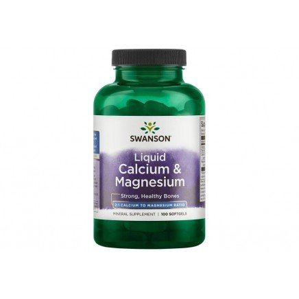 SW217 - Liquid Calcium & Magnesium 120 Softgels в категория Минерали. Liquid