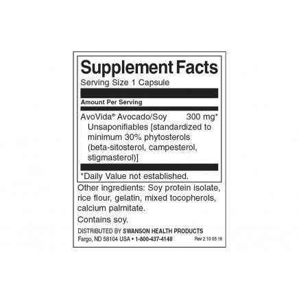 SWU371, SWS-02371 - Maximum-Strength AvoVida 300 mg 60 Capsules в категория Стави и