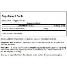 N-Acetyl D-Glucosamine (N-A-G) 750 мг 60 веге капсули