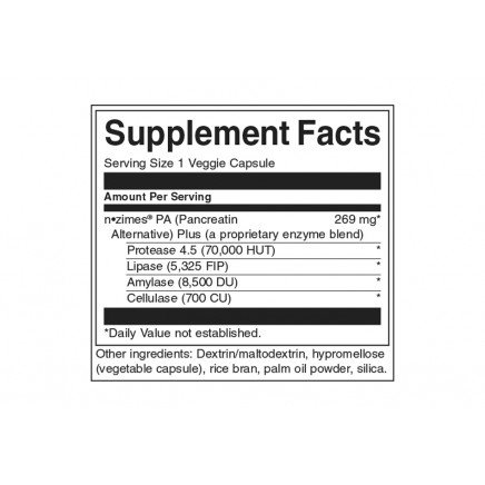 SWU510 - N-zimes PA Plus 90 Veggie Capsules в категория Стомашни киселини