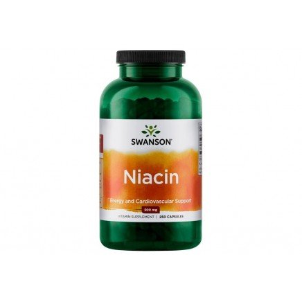 SWS-01047 - Niacin 500 mg 250 Capsules в категория Витамини. Niacin 500 мг 250