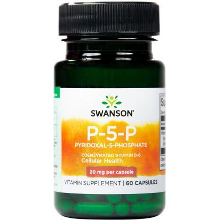 SWS-11709 - P-5-P (Pyridoxal-5-Phosphate) 20 mg 60 Capsules в категория Витамини.